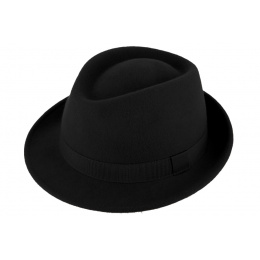 Trilby Felt Hat Black - Traclet