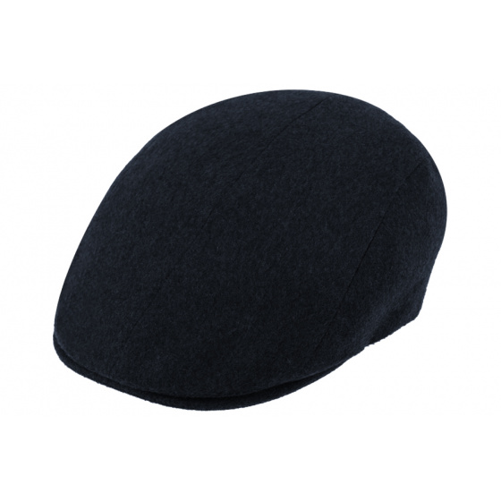 Black Cashmere Flat Cap La Sharko - Traclet
