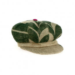 Gavroche Cappuccino Burlap Cap - ReHats