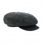 Casquette Gavroche Ferdy laine gris anthracite - Traclet