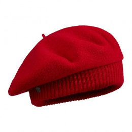 Beret Parisienne Héritage by Laulhère - Rouge Hermès