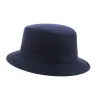 Navy Blue Wool Bucket Hat - Traclet