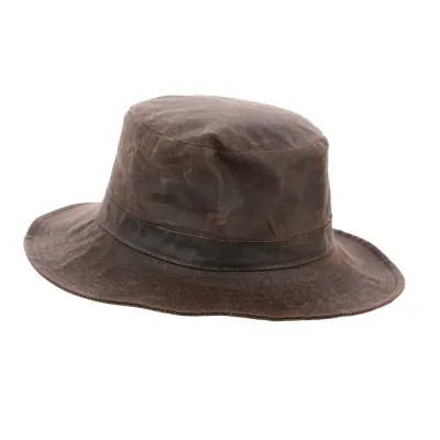 Chapeau Traveller coton marron - Traclet