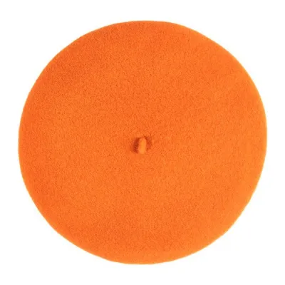 Heritage Beret by Laulhère - Bright Orange - hunting beret - Reference: 14036| Traclet Hat Shop