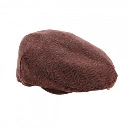 Flat cap Boris copper wool - Crambes