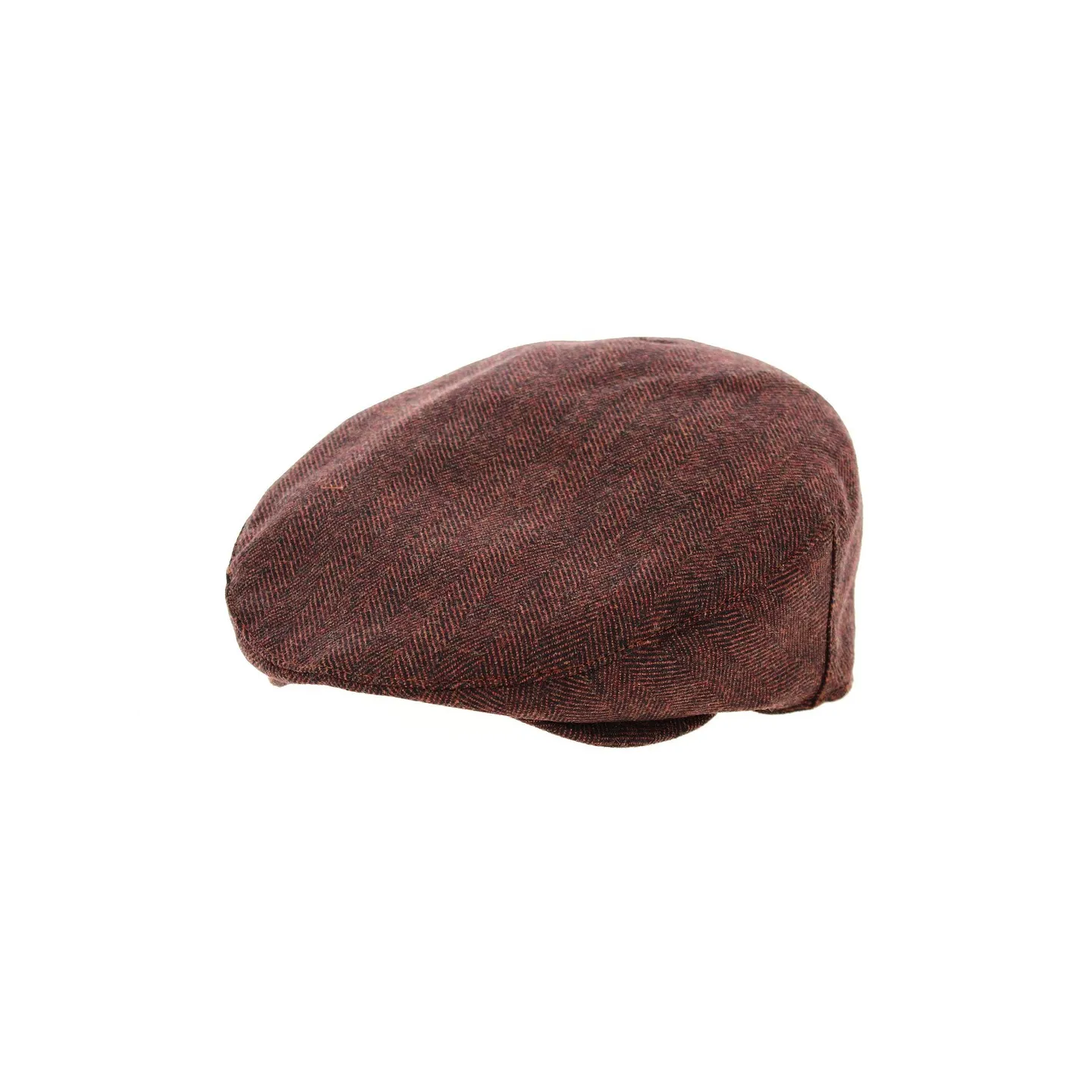 Flat cap Boris copper wool - Crambes