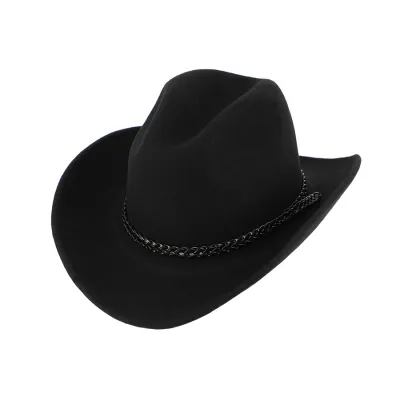 Chapeau Western Oklahoma Noir - Traclet | Chapellerie Traclet