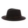 Chapeau Traveller Paris Feutre Laine Marron - Traclet