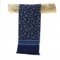 Silk Scarf Nico navy blue - Traclet