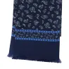 Foulard en Soie Nico bleu marine - Traclet