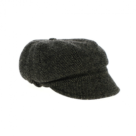 Cap Gavroche Pooky grey wool - Traclet