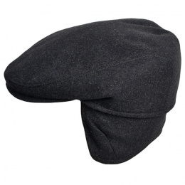 Firenze Cap with Ear Flaps Anthracite - Traclet