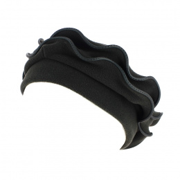 Women's Cordelle Brown Fleece Beret - Traclet