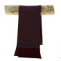 Nyta burgundy silk scarf - Traclet