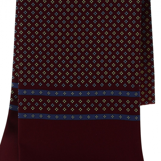 Foulard en soie Nyta bordeaux - Traclet Foulard en soie Nyta bordeaux - Traclet