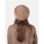 Brown Faux Fur Cable Beanie-Hat - Barts