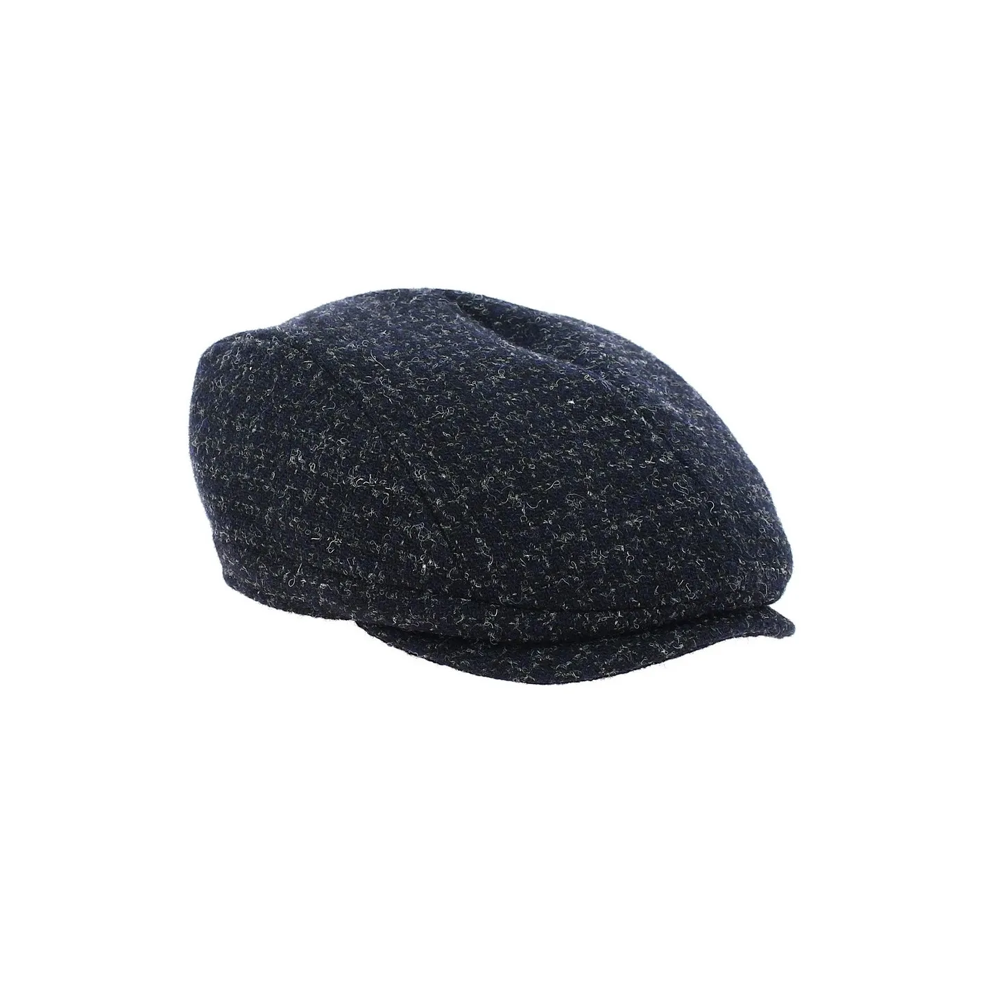Flat cap Didier wool blue night - Crambes