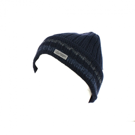 Merino polyacrylic & wool hat navy blue - Göttmann