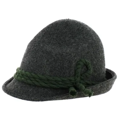 Chapeau Tyrolien Gris Chiné - Traclet  Reference : 8662 | Chapellerie Traclet