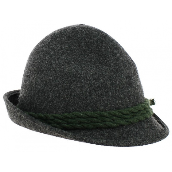 Heather Gray Tyrolean Hat - Traclet