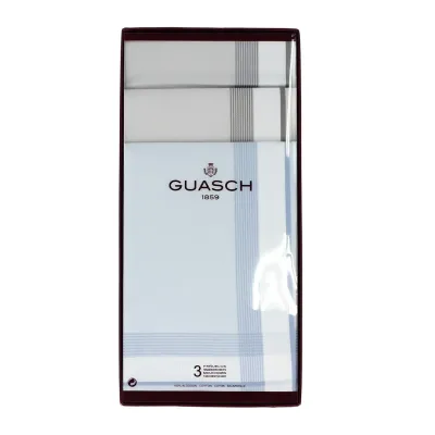 Mouchoirs William Coton Rayures Bicolores - Traclet