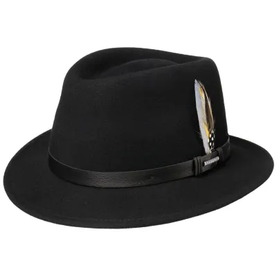 Chapeau Traveller Lindsey Feutre Vitafelt Noir - Stetson