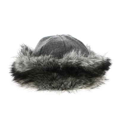 Toque Chamonix Fourrure Grise - TRACLET
