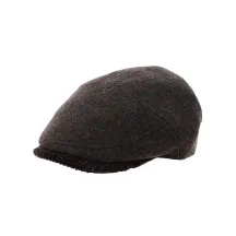 Casquette Plate Marron Chiné - Traclet