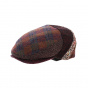 Flat Cap Patchwork Brick Wool - Flechet