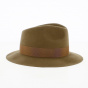 Bogarte Beige- Flechet fedora hat