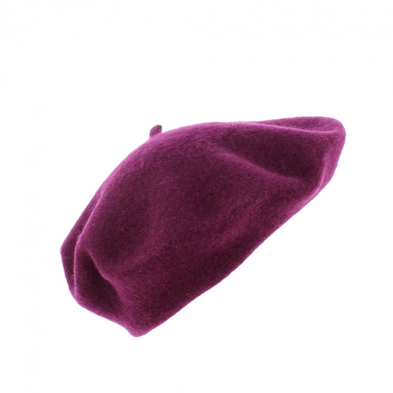 Beret saint germain prune Beret saint germain prune