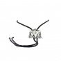 Bolo Tie Silver Bull Head