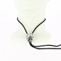 Bolo Tie Symbol Silver Card Game
