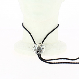 Bolo Tie Symbol Silver Card Game