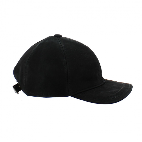 Casquette américaine en cuir noir - Flechet Casquette américaine en cuir noir - Flechet