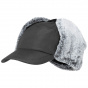 Black Sherwood Hunter Cap with Ear Flaps - Traclet