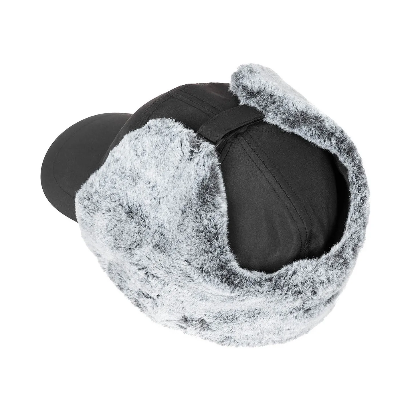 Casquette De Chasseur Sherwood Cache Oreille Noir - Traclet  - achat casquette de chasse - casquette chasse Reference : 14255| C