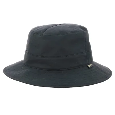 Black Waterproof Jason Traveller Bucket Hat - Wegener