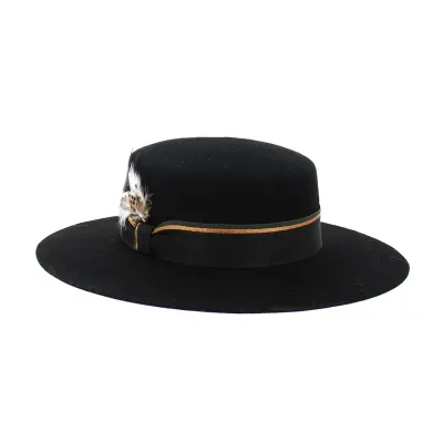 Black felt hat Caroline