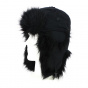 Terence Faux Fur Chapka Black Polyester - Traclet