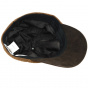 DeeWhy Leather Baseball Cap Brown - Aussie Apparel
