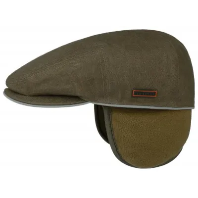 Khaki outdoor ear flap cap - Stetson