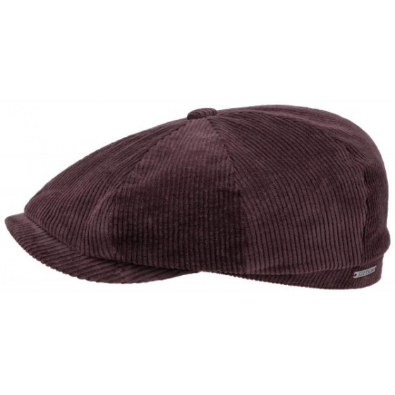 Burgundy Cotton Cord Hatteras Cap - Stetson