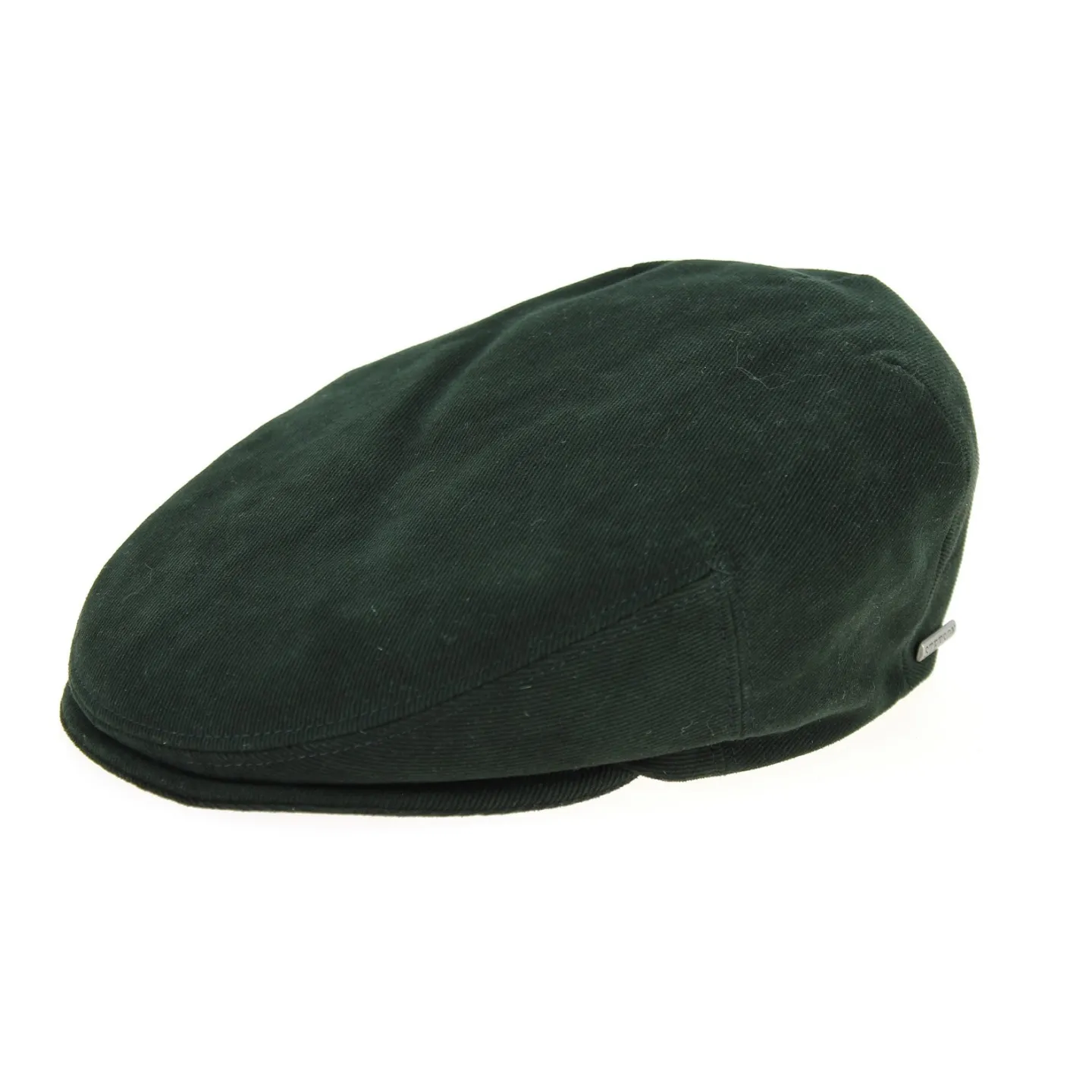 Casquette Plate Kent Soft Coton Vert Foncé- Stetson Reference : 10769 | Chapellerie Traclet