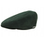 Dark Green Cotton Soft Kent Flat Cap - Stetson
