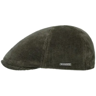 Casquette bec de canard velours kaki - Stetson
