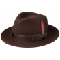 Fedora Sandata Brown Wool Felt Hat - Stetson