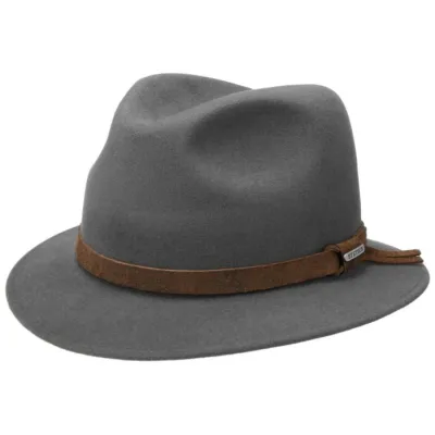 Traveller Hat Felt Grey Hair - Stetson