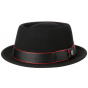 PorkPie Oakton Wool & Cashmere Hat Black- Stetson