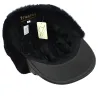 Adventurer Cap / Ushanka Leather & Sheepskin Brown - Traclet Reference: 7818 | Traclet Millinery